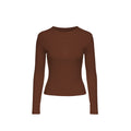 COBI LONG SLEEVE TOP BROWN