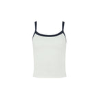 JORJA TANK TOP WHITE-NAVY