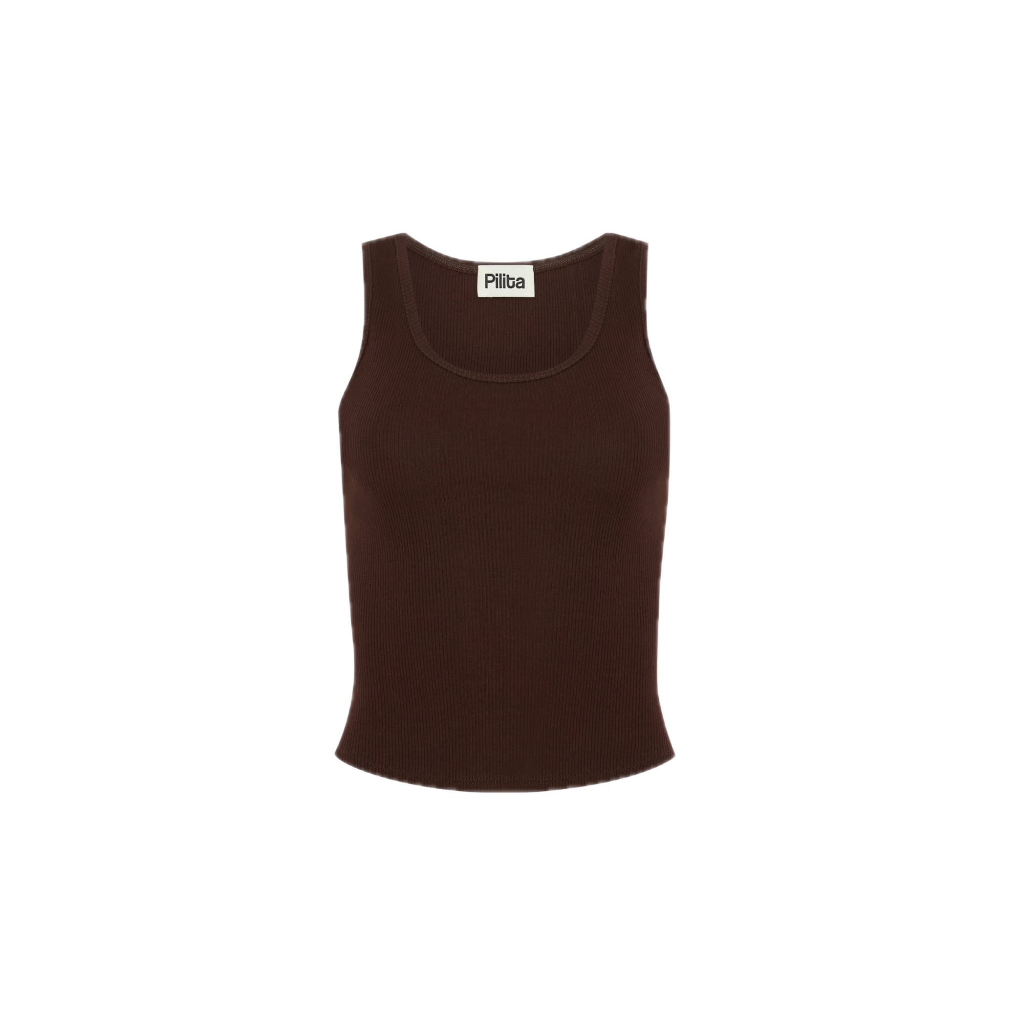 GREER TANK TOP BROWN