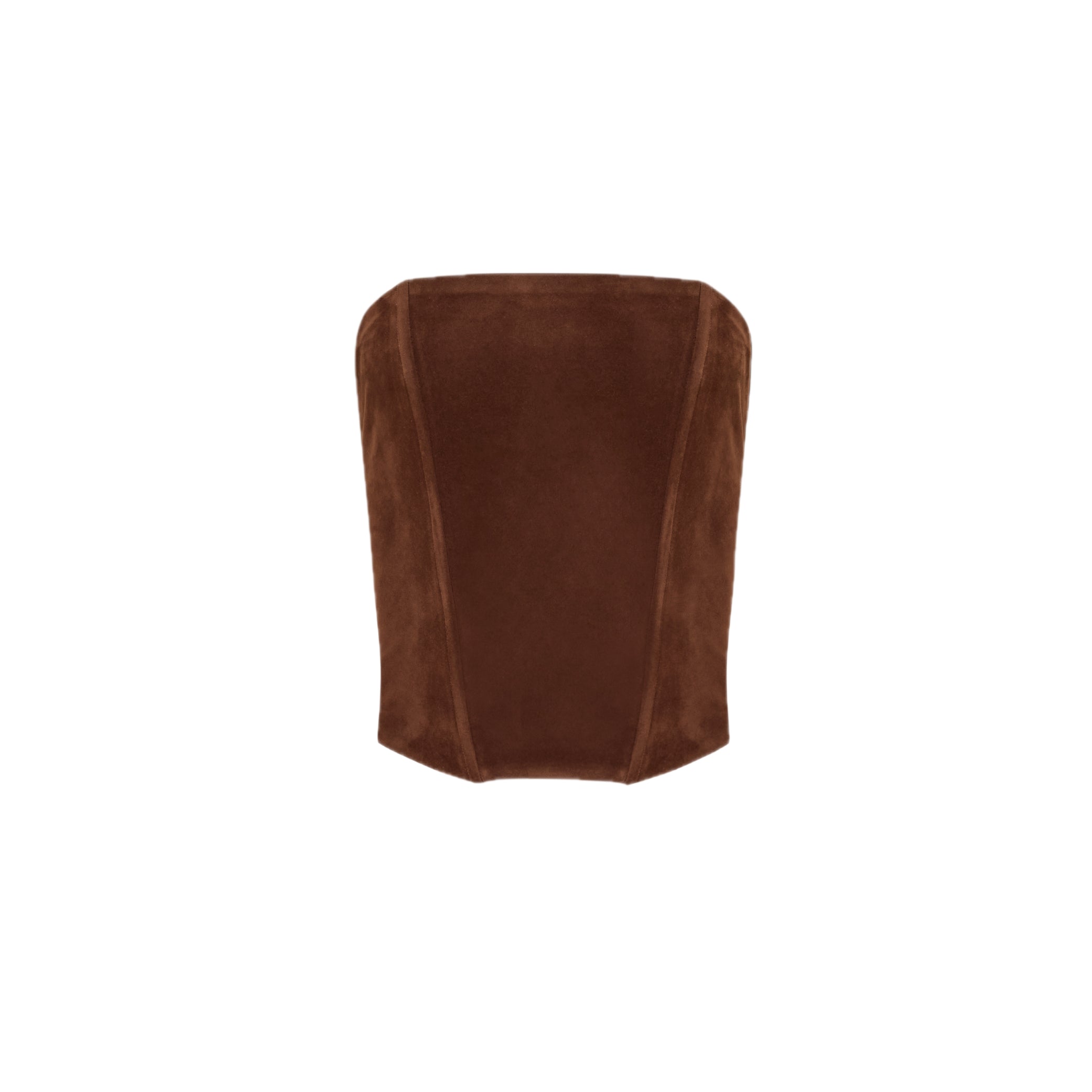 DOSHA STRAPLESS TOP BROWN
