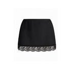 LUNA LACE SKIRT BLACK