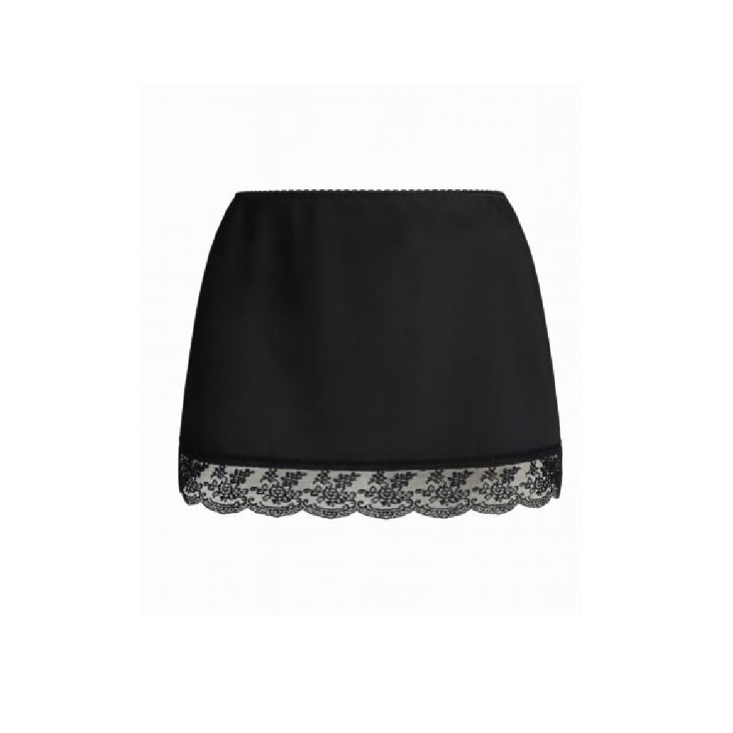 LUNA LACE SKIRT BLACK