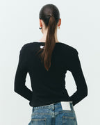 COBI LONG SLEEVE TOP BLACK