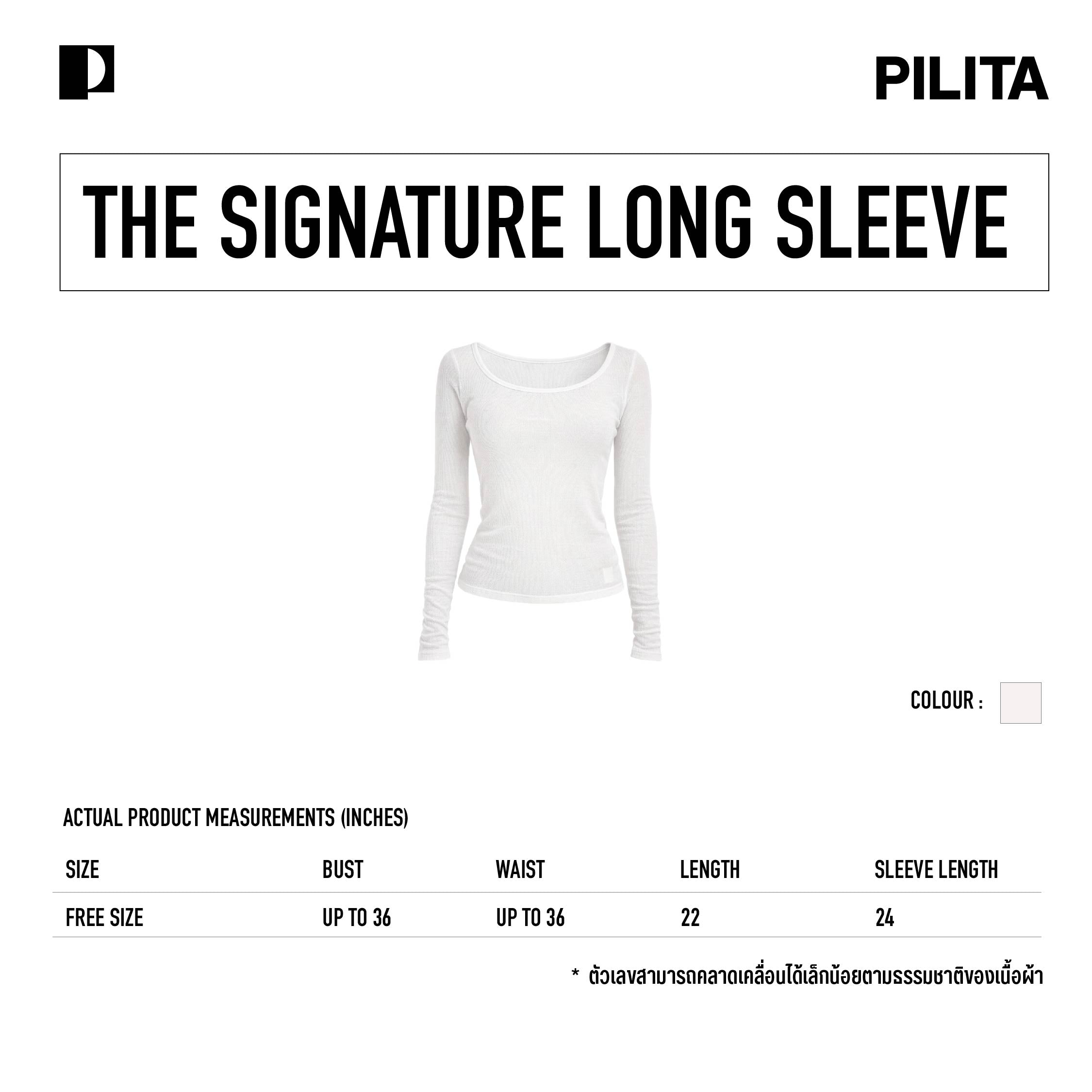THE SIGNATURE LONG SLEEVE