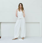 RIVIERA BALLOON PANTS WHITE