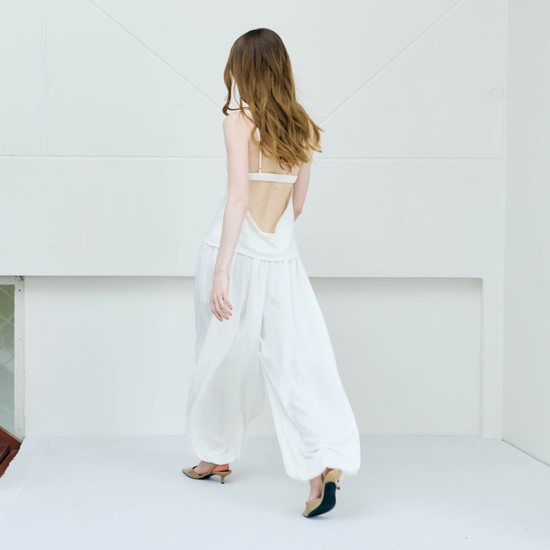 RIVIERA BALLOON PANTS WHITE
