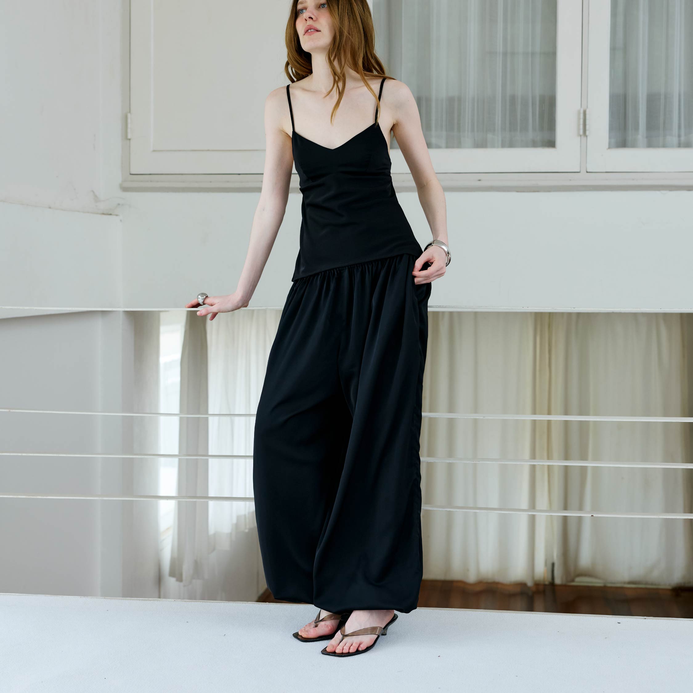 RIVIERA BALLOON PANTS BLACK