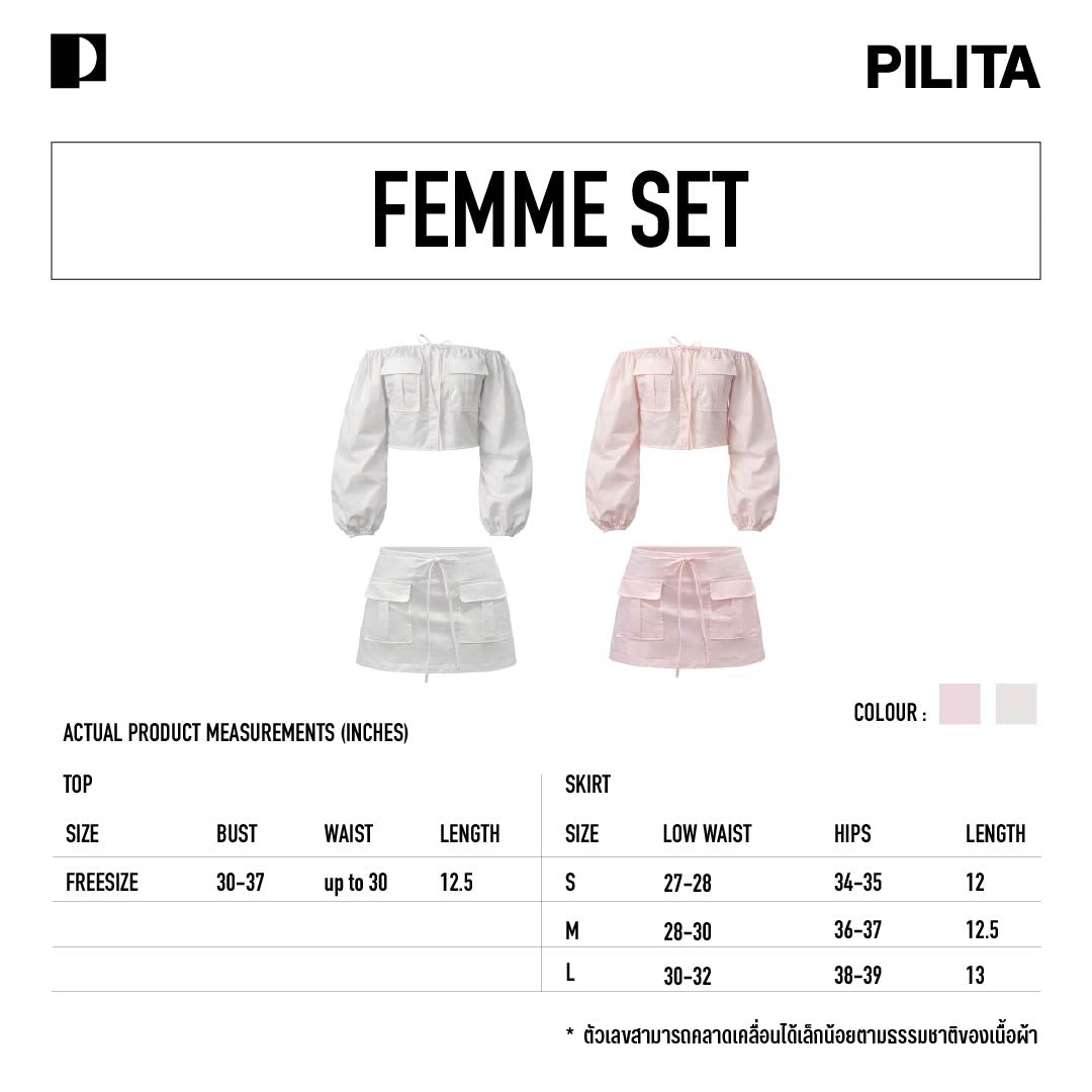FEMME SET WHITE