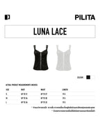 LUNA LACE TOP BLACK