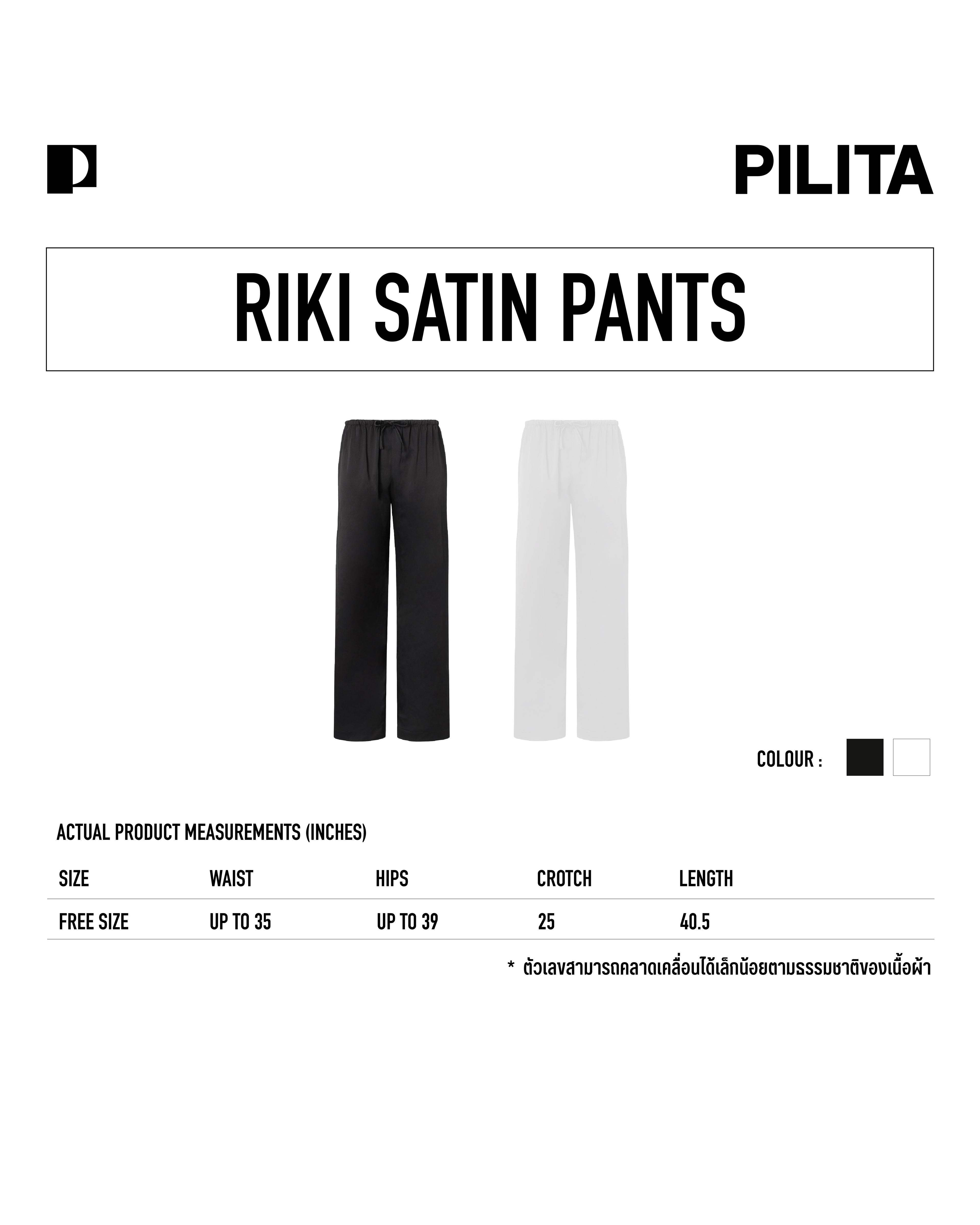 RIKI SATIN WHITE