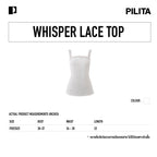 WHISPER LACE TOP