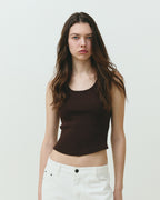 GREER TANK TOP BROWN