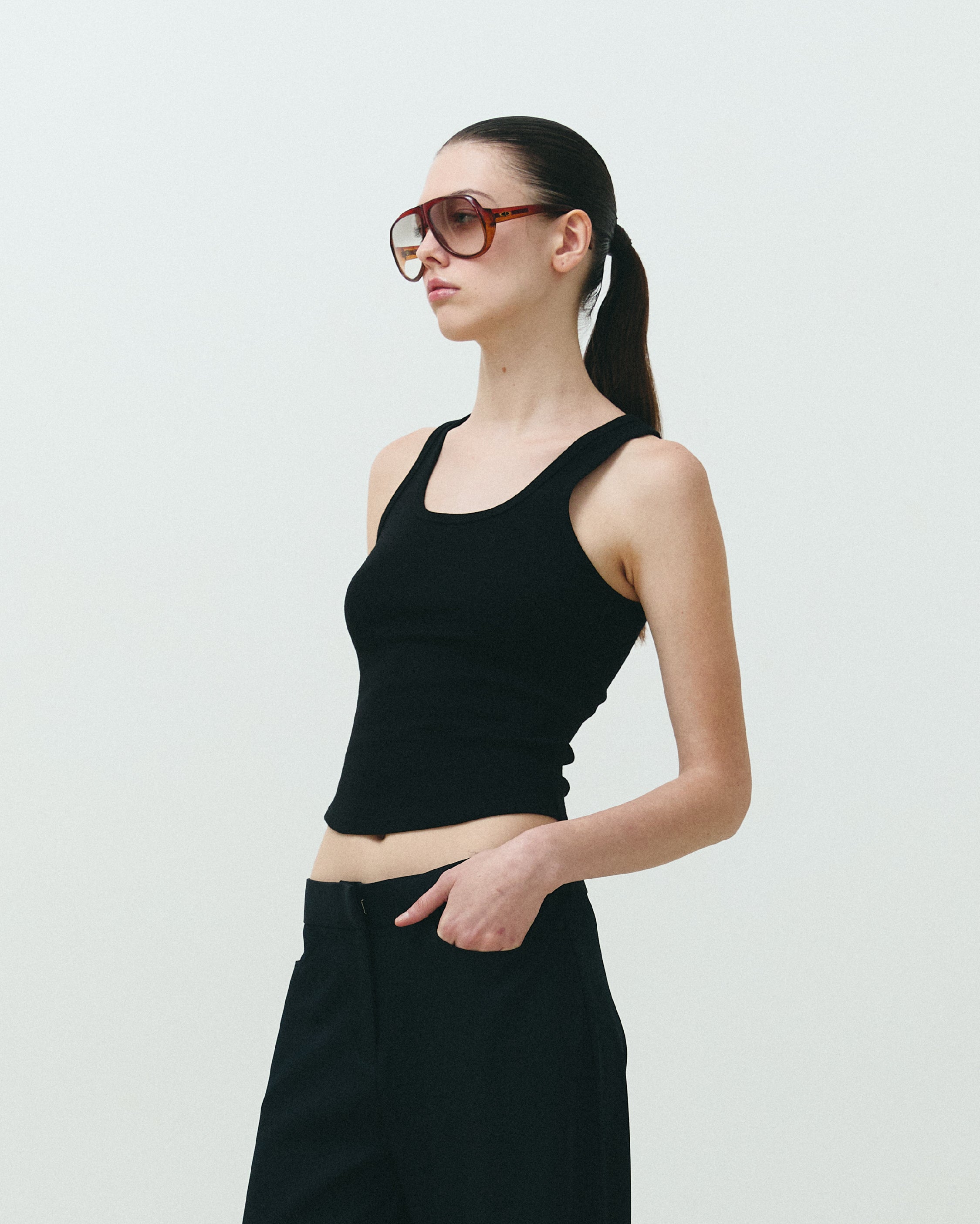 GREER TANK TOP BLACK