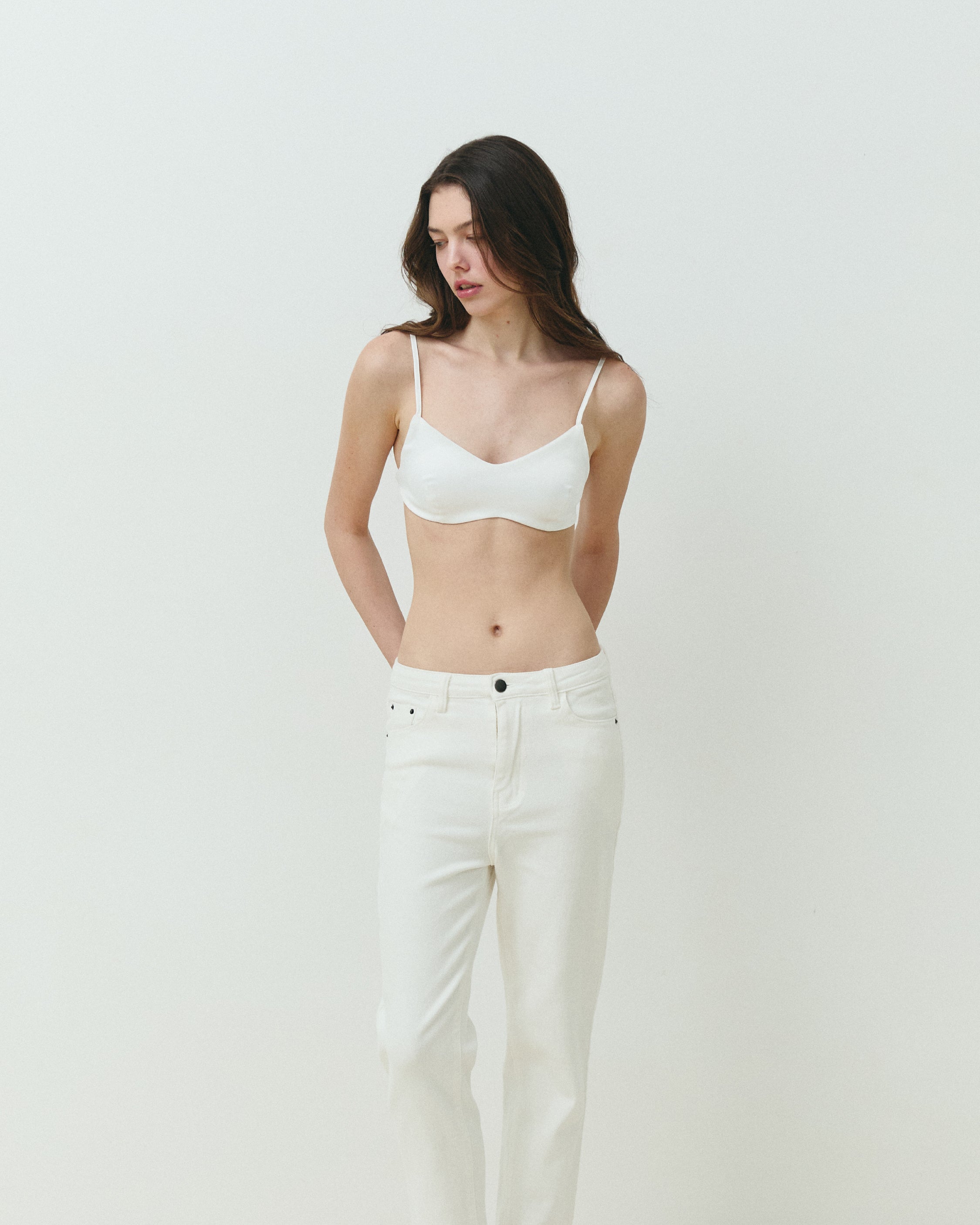 INNER MUSE BRA WHITE