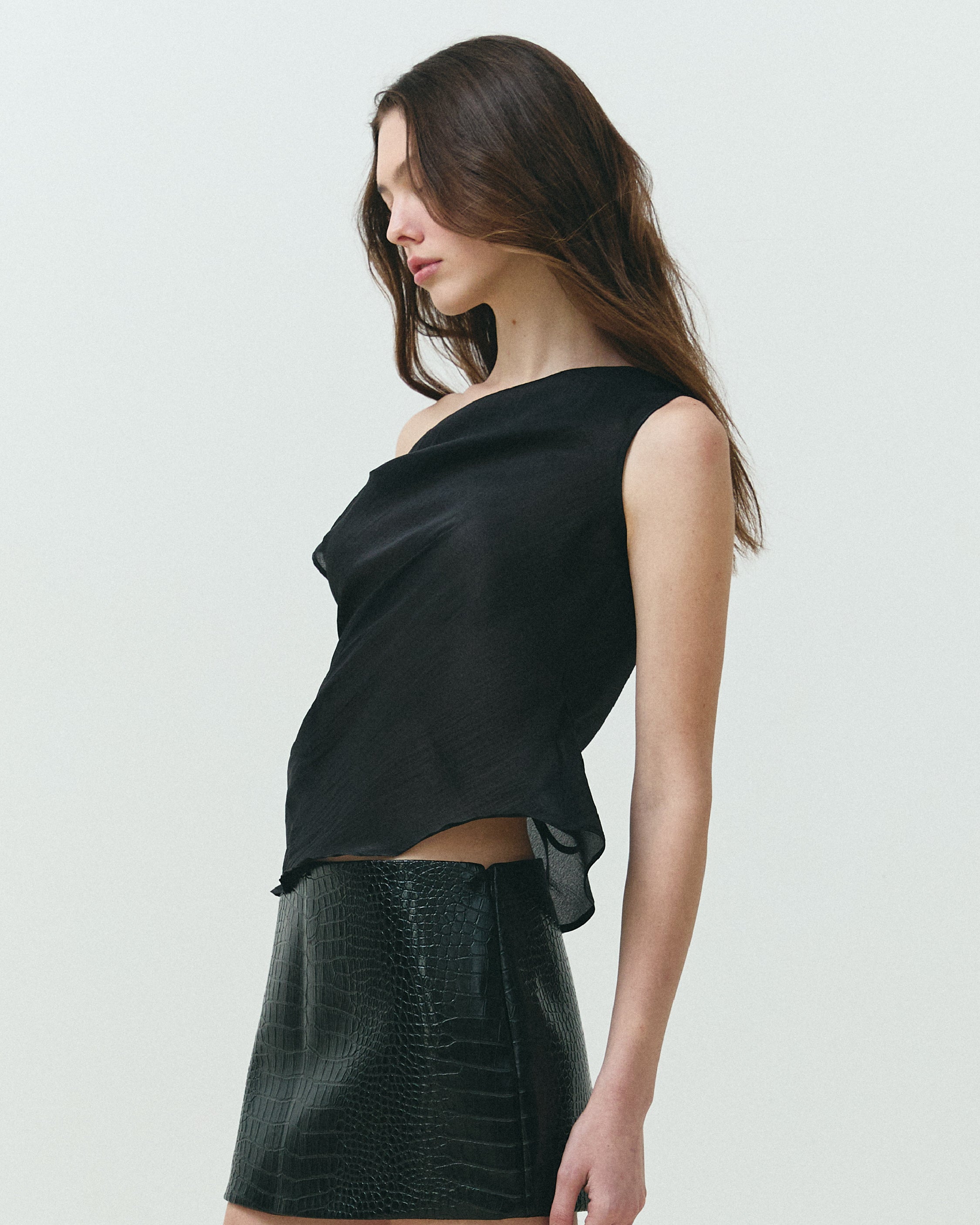 SHEER VEIL TOP