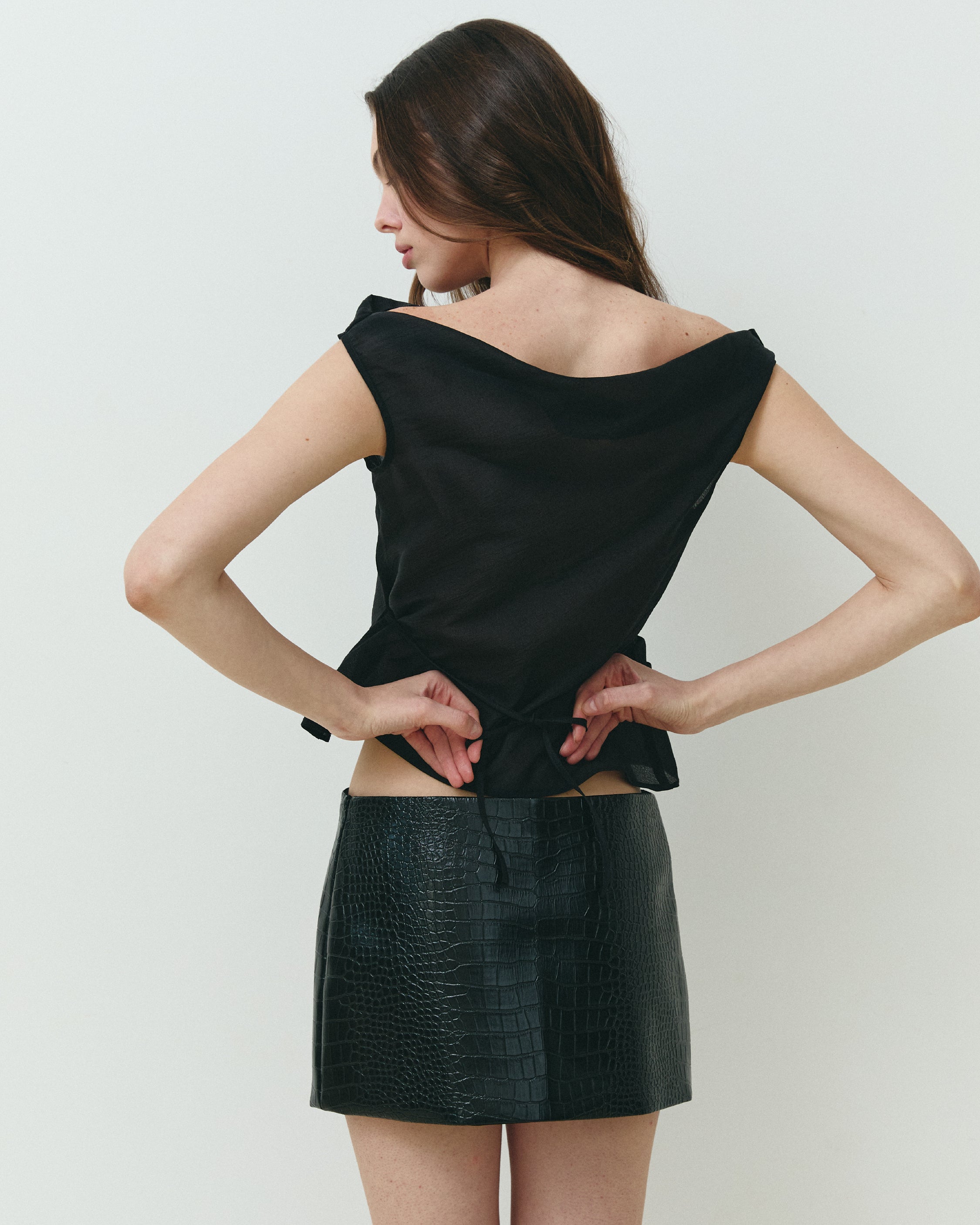 SHEER VEIL TOP